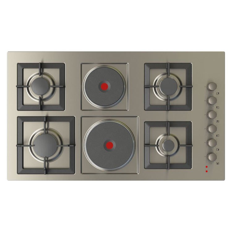90-cm-Jeweline-Hob-4-Gas-Burners-2-Electric-Plates-.-Cast-Iron-Support